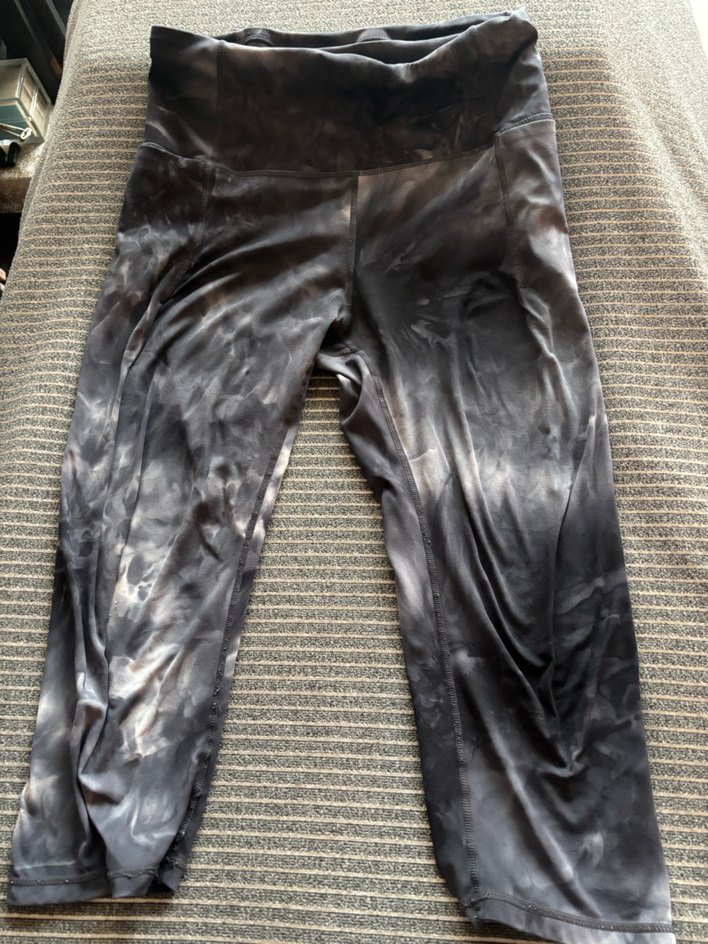 Gymshark Black Tie-Dye High-Waist Leggings